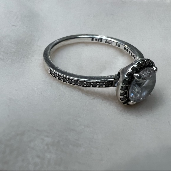 Pandora round halo Ring - Picture 3 of 4